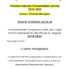 PRESENTAZIONE PROGRAMMA UNITRE 2019/2020