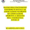 BANDO CONTRIBUTI ASSOCIAZIONI NO PROFIT ED ASS. SPORTIVE