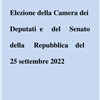 ELEZIONI POLITICHE DEL 25 SETTEMBRE 2022